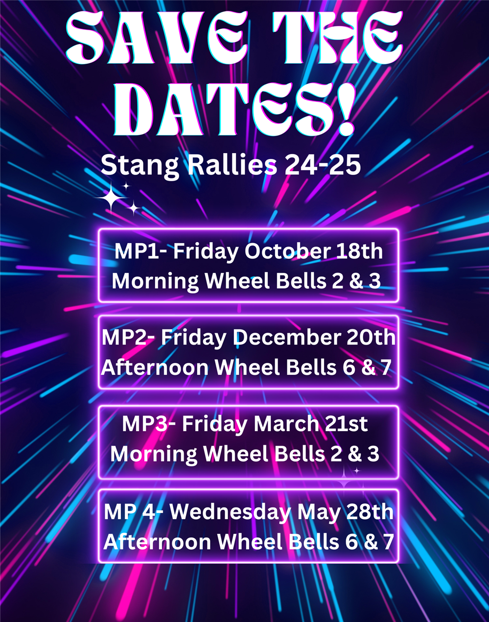 Stang Rally Dates 24-25